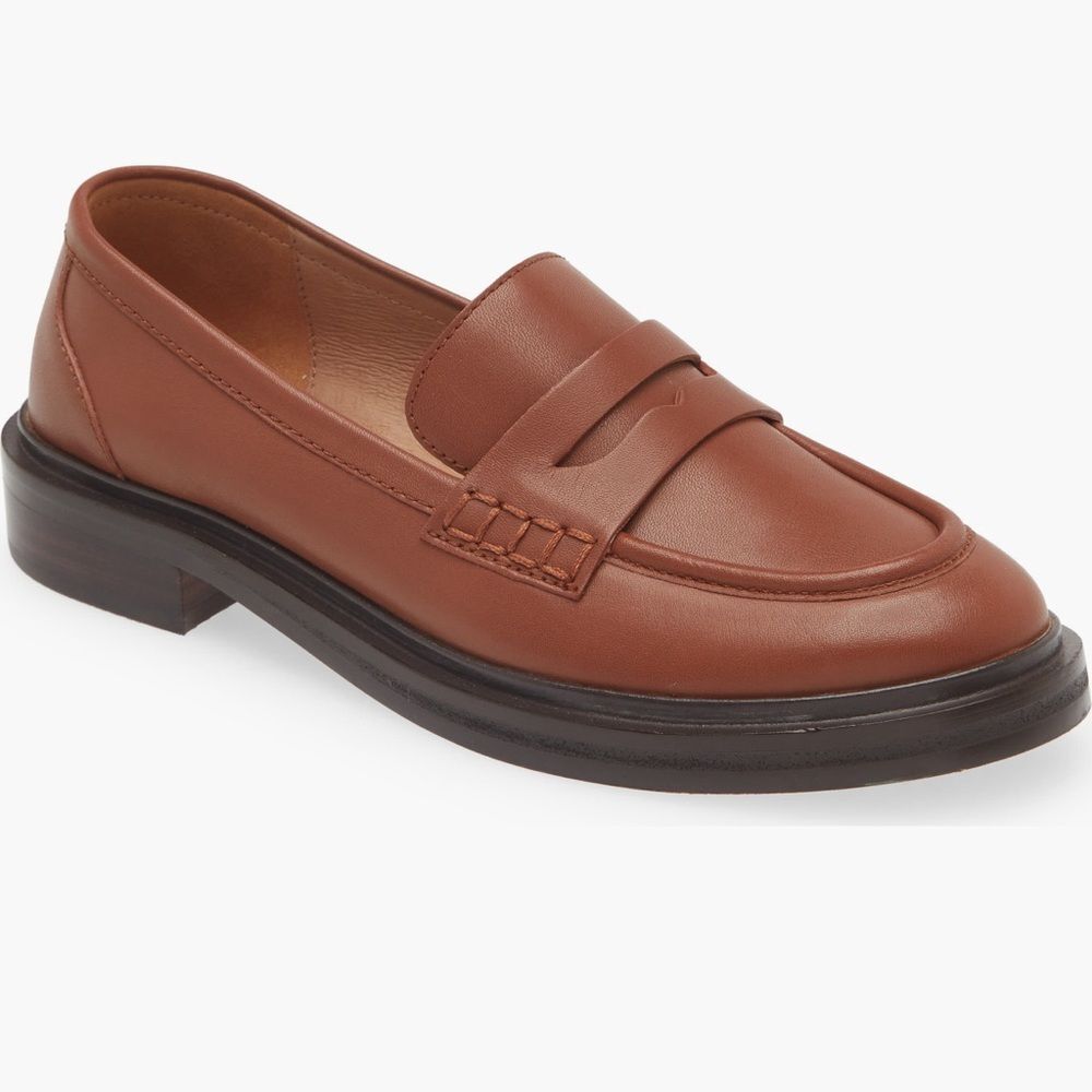 Madewell Vernon Loafer Dries Maple NWT 7.5